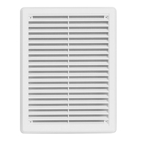 Rama aerisire Haco, acoperita cu plasa, 200 x 300, alb